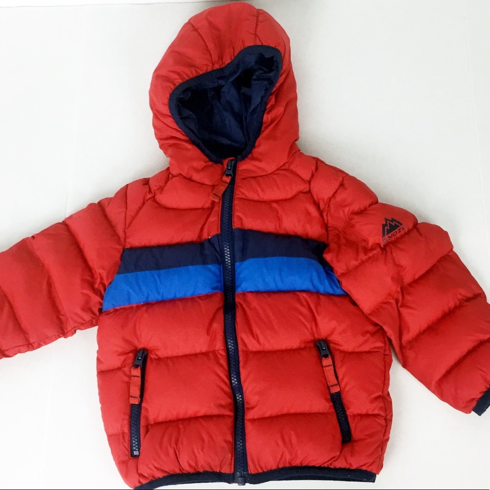 Boys Down Puffer Winter Coat Sz 2T